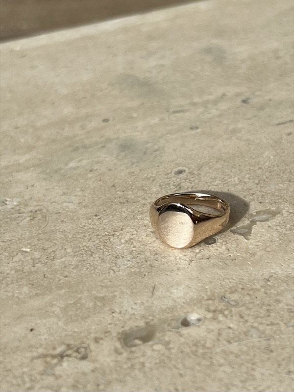 After — one crisp new signet